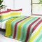 3-Piece Handmade Full/Queen Quilt Set Vermicelli Quilted Patchwork